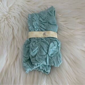 BNWT Cute Ruffled Socks in Aqua